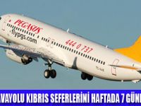 PEGASUS KIBRIS SEFERLERİNİ ARTTIRDI