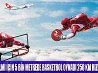 5 BİN METREDE BASKET MAÇI