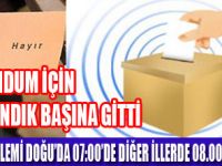 151 BİN 546 SANDIKTA OY KULLANILACAK