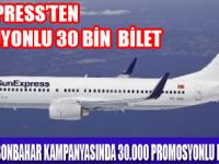 SUNEXPRESSTEN 30BİN PROMOYONLU BİLET