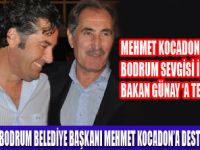 BAKAN GÜNAYDAN BODRUM SEVGİSİ