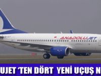 ANADOLUJET TEN YENİ HATLAR