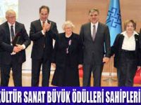 KÜLTÜR SANAT BÜYÜK ÖDÜLLERİ VERİLDİ