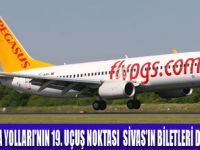 PEGASUS AIR SİVASA UÇUYOR