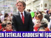 500 MİNİK İSTİKLAL CADDESİNDE