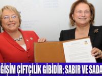 GÜLER SABANCIDAN ANLAMLI İMZA