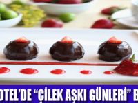 ANTİK HOTELDE ÇİLEKLİ LEZZETLER