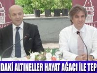 ALTIN ELLER TEPEBAŞINDA AĞIRLANIYOR