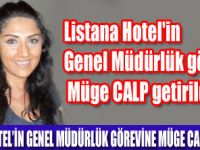 LİSTANA HOTELE YENİ GENEL MÜDÜR