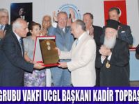 KADİR TOPBAŞA ONUR MADALYASI