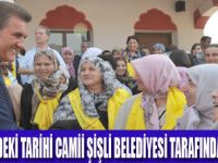 TARİHİ CAMİYİ SARIGÜL YENİLEDİ