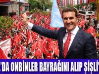 BAYRAĞINI ALAN ŞİŞLİYE GELDİ