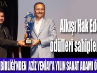 BAŞKAN YENİAY'A YILIN SANAT ADAMI ÖDÜLÜ