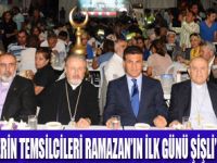 DİN TEMSİLCİLERİ İFTARDA BULUŞTU