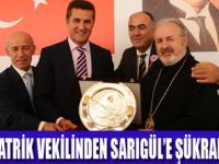 ARAM ATEŞYAN’DAN SARIGÜL’E TEŞEKKÜR