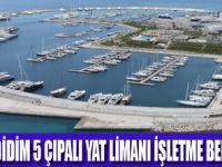 5 ÇIPALI YAT LİMANI İŞLETME BELGESİ ALDI