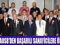 AOSB 2012 EN’LERİNE ÖDÜLLERİNİ VERDİ