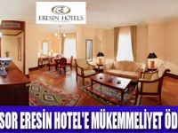 ERESİN HOTEL'E MÜKEMMELİYET ÖDÜLÜ