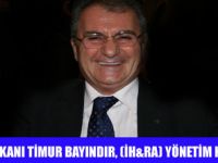 TİMUR BAYINDIR 3.KEZ İHRA YÖNETİMİNDE