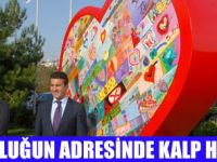 ŞİŞLİ'YE KALP HEYKELİ