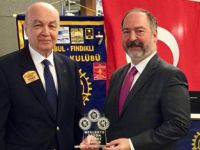 Rotary üstün meslek hizmeti ödülü verildi