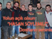 Hasan Söylemez; dostlarıyla Kadıköy’de vedalaştı