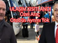 Şehir girişlerinde özel araçlarıyla seyahat edenler için yeni önlemler