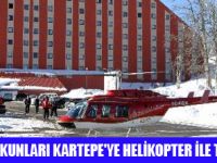 KARTEPE'YE HELİKOPTERLİ SERVİS