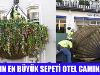 300 KİLO AĞIRLIĞINDA ÇİÇEK SEPETİ