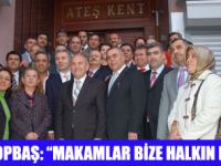 TOPBAŞ,UZUNA BAŞARILAR DİLEDİ