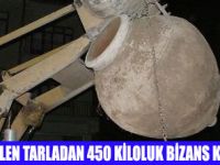 TARLADAN BİZANS KÜPÜ ÇIKTI