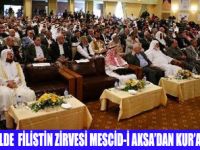 FİLİSTİN ZİRVESİ İSTANBUL'DA BAŞLADI