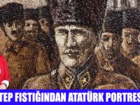 FISTIKTAN ATATÜRK PORTRESİ YAPTILAR