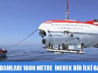 BAYKAL GÖLÜ'NDE 1600 METRE DERİNLİĞE DİBİNE KADAR İNDİLER